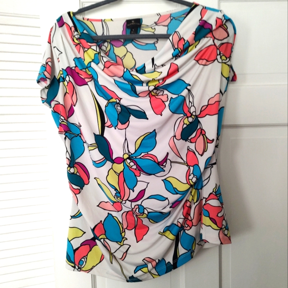 Worthington Drape Neck Top